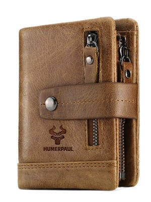 CrazyHorse Zip Clutch Wallet