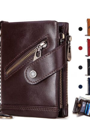 RetroZip RFID Travel Wallet